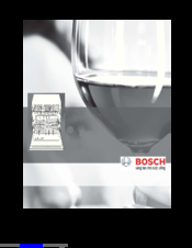 Bosch SMS50E22EU Instruction Manual