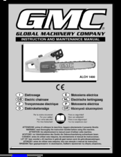 GMC ALCH 1400 Instruction And Maintenance Manual