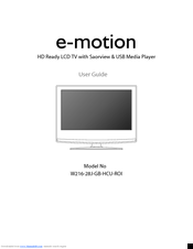 e-motion W216-28J-GB-HCU-ROI User Manual