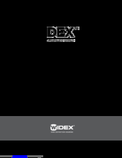 Widex M-DEX User Instructions