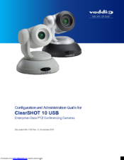 VADDIO ClearSHOT 10 USB Configuration And Administration Manual