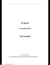 DTY X7 Series User Manual