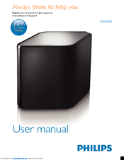 Philips AW5000 User Manual