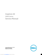 Dell Inspiron 22 3000 SERIES Service Manual