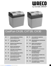 Waeco CoolFun CX30 Instruction Manual