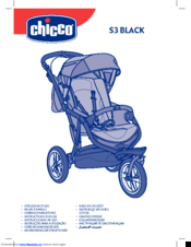 Chicco S3 BLACK Instructions For Use Manual