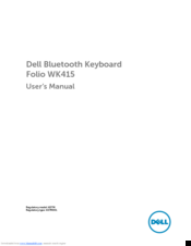 Dell Folio WK415 User Manual