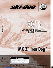 Ski-Doo MX Z Iron Dog Operator's Manual