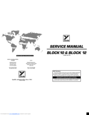 YORKVILLE BLOCK 12 Service Manual