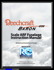 Aerodyne Beechcraft Baron G58 Instruction Manual
