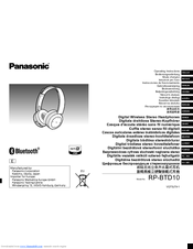 Panasonic RP-BTD10 Operating Instructions Manual