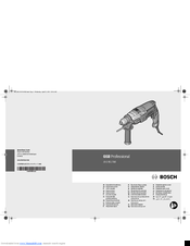 Bosch GSB Professional 19-2 RE Original Instructions Manual