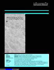 Panasonic CF-37 Series Reference Manual