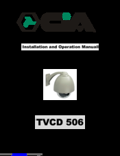 CiA TVCD 506 Installation And Operation Manual