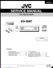 JVC KD-S687 Service Manual