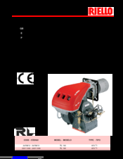 Riello RL 190 Installation, Use And Maintenance Instructions
