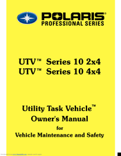Polaris UTV Series 10 4x4 Owner's Manual