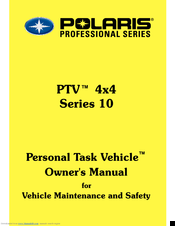 Polaris PTV 4x4 Series 10 Owner's Manual