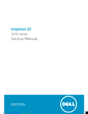 Dell Inspiron 22 3000 SERIES Service Manual