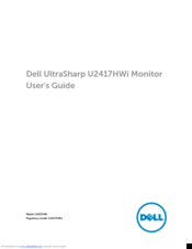 Dell U2417HWi User Manual