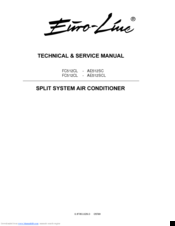 Euro-Line FC512CL Technical And Service Manual