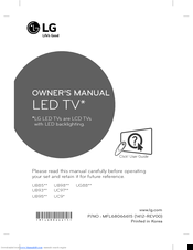 LG UB95** UC9* Owner's Manual