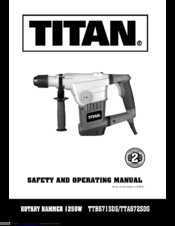 Titan TTA572SDS Safety And Operating Manual