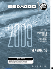 Sea-doo Islandia SE Operator's Manual