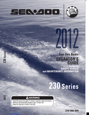 Sea-Doo 230 Series Operator's Manual