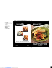 Crock-Pot Slow Cooker with Touchscreen Cookbook And Owner's Manual