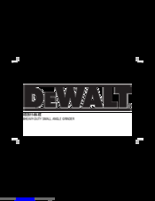 DeWalt D28114N-XE Instruction Manual