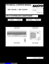 Sanyo SAP-K301AH Technical & Service Manual