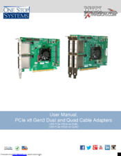 One Stop Systems OSS-PCIe-HIB38-x8-QUAD User Manual