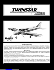 Hobbico TWINSTAR Assembly Instructions Manual