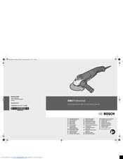 Bosch GWS 15-125 CIEH Original Instructions Manual