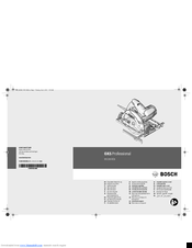 Bosch 55 GKS Professional Original Instructions Manual