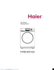 Haier HW80-BD1626 User Manual