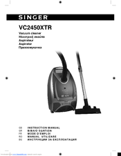 Singer VC2450XTR Instruction Manual
