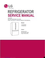 Lg LFCS22520 series Service Manual