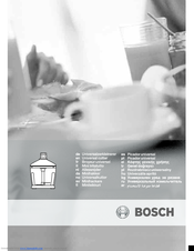 Bosch MFQ352001 Manual