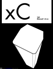D&B xC 16C Manual