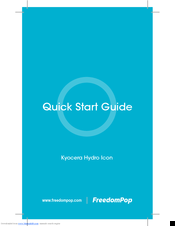 Kyocera Hydro icon Quick Start Manual