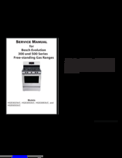 Bosch Evolution 500 Series Service Manual