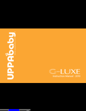 UPPAbaby G-LUXE2010 Instruction Manual