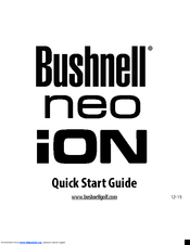 Bushnell NEO ION Manuals | ManualsLib