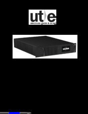 TECHWARE ERA LCD 1.1 Rack Mount User Manual