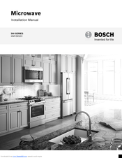 Bosch HMV3052C Installation Manual
