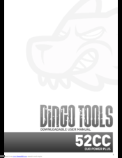 Dingo Tools 52CC User Manual