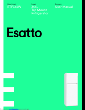 Esatto ETF366W User Manual