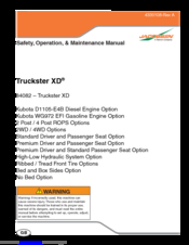 Jacobsen Truckster XD Operation & Maintenance Manual